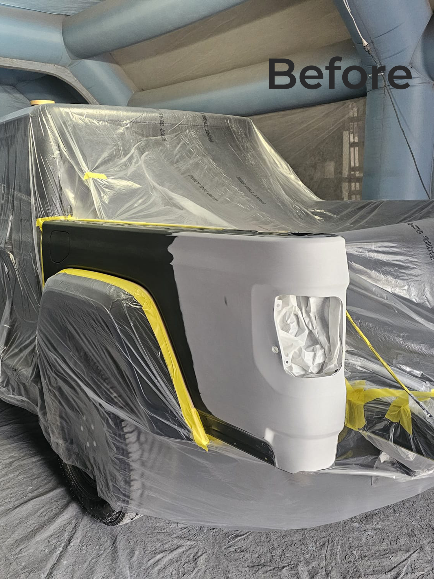 Truck before repair